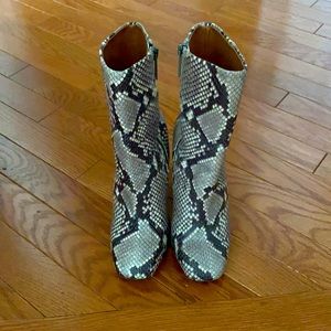 Aldo Snake Skin Boots
